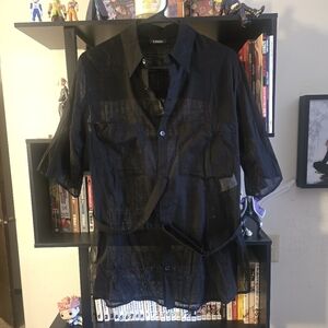 Limi Feu Sheer Cotton Bondage Shirt